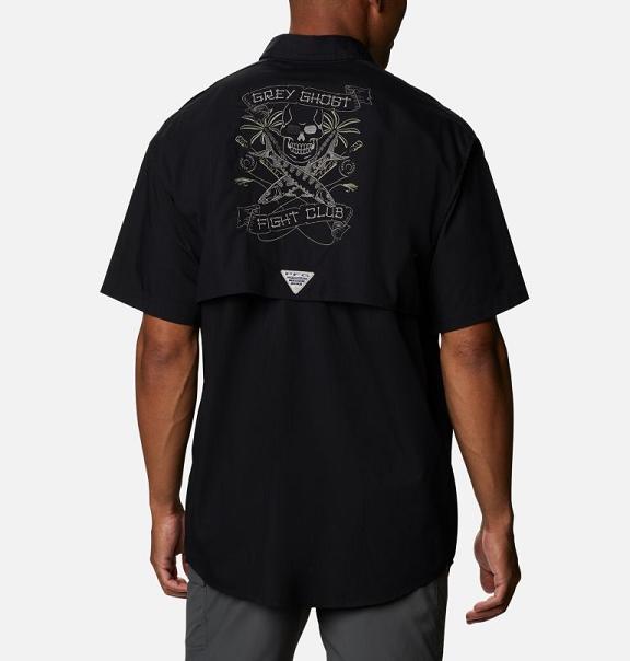 Columbia Bonehead Shirts Men Black Grey USA (US816021)